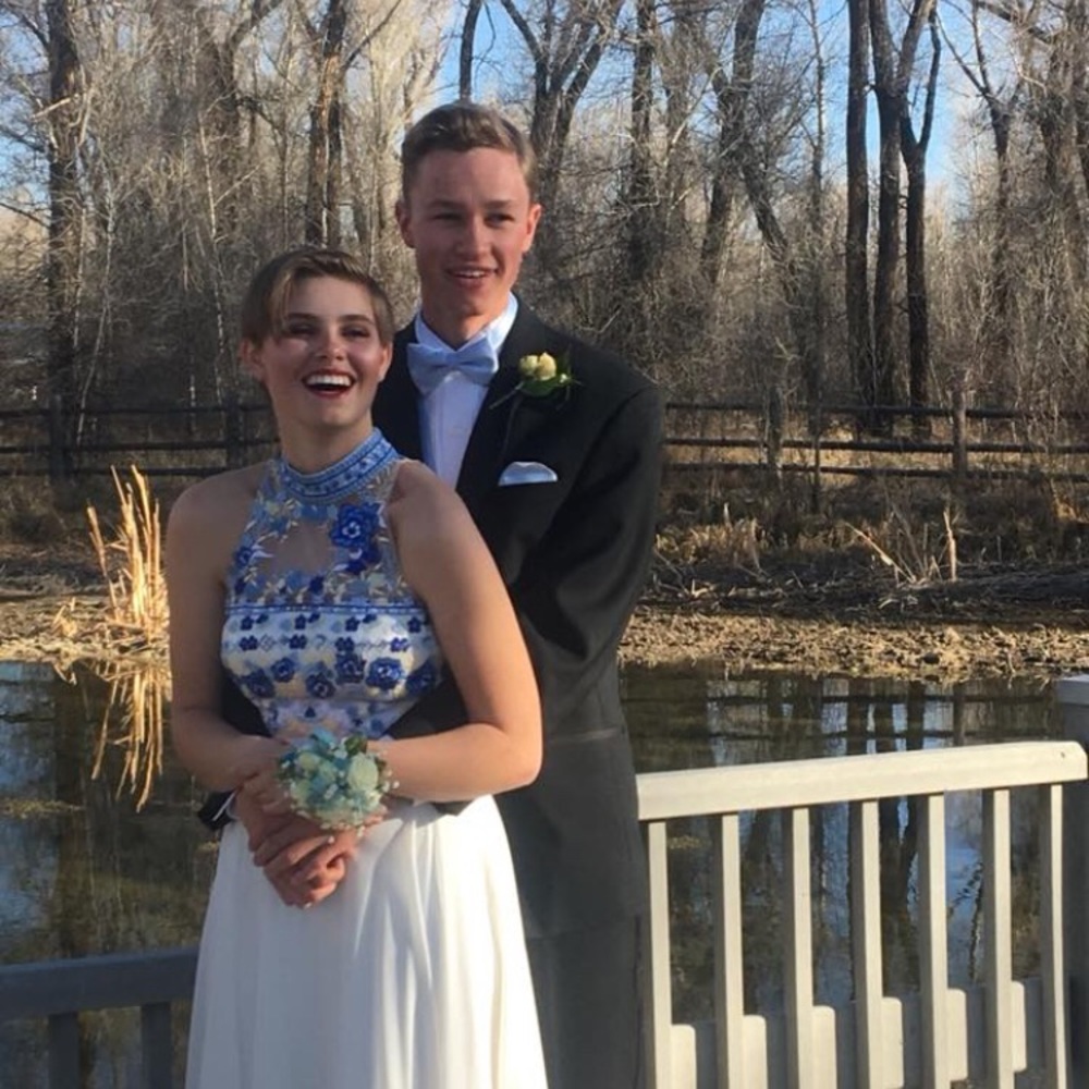 Silk prom dress!